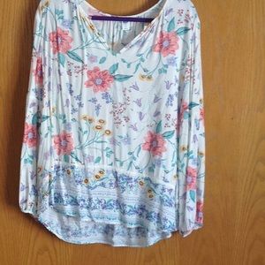 Long sleeve blouse